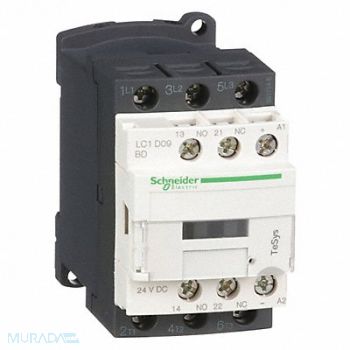 SCHNEIDER ELECTRIC G3478 IEC Magnetic Cntactr 24VDC 9A 1NC/1NO 3P, 2MMP2