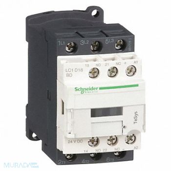 SCHNEIDER ELECTRIC G3480 IEC Magnetc Cntactr 24VDC 18A 1NC/1NO, 2MMR9
