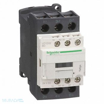 SCHNEIDER ELECTRIC G3482 IEC Magnetc Cntactr 24VDC 32A 1NC/1NO, 2MMT4