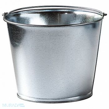 GRAINGER APPROVED Mop Bucket 1 1/4 gal Silver, 2MPE4