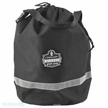 ERGODYNE Bucket Bag Polyester Straight Wall Black, 2MXE2