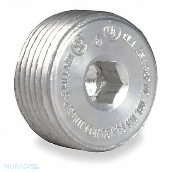 HUBBELL KILLARK Blank Plugs Aluminium Trade Size 1 1/2in, 2MY88