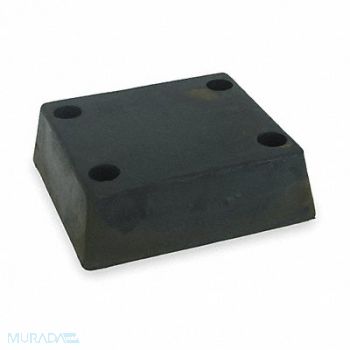 GRAINGER APPROVED Dock Bumper 13 x4 x12 Rubber, 2MYR1