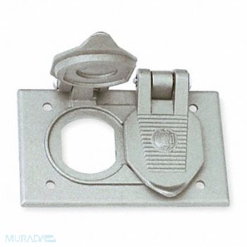 HUBBELL KILLARK Weatherproof Cover 2-57/64 W, 2NA15