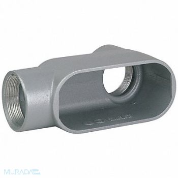 HUBBELL KILLARK Conduit Outlet Body Iron Trd Sz 1/2in, 2NB10