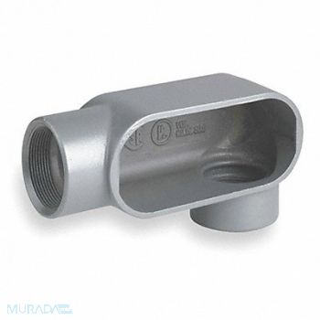 HUBBELL KILLARK Conduit Outlet Body Iron Trd Sz 2in, 2NA67