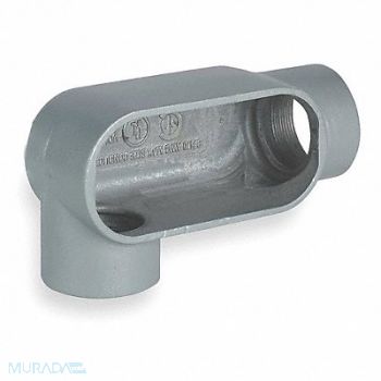 HUBBELL KILLARK Conduit Outlet Body Iron Trd Sz 2in, 2NA73