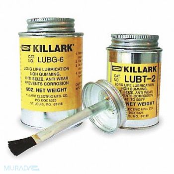 HUBBELL KILLARK Gen Purp Anti-Seize 6 oz BrshTp Cn, 2NA74