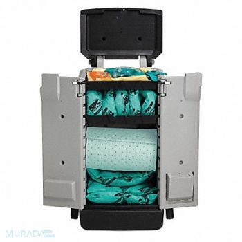 BRADY SPC ABSORBENTS Spill Kit Chem/Hazmat Gray, 2NCP3