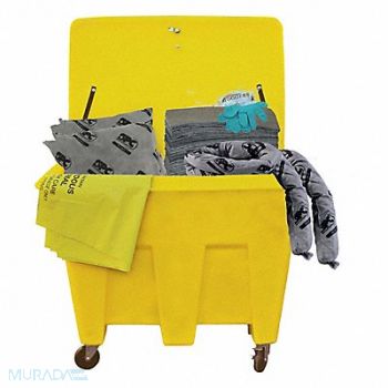 BRADY SPC ABSORBENTS Spill Kit Universal Yellow, 2NCP5