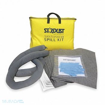 STARDUST Spill Kit Chem/Hazmat Yellow, 2NCU8