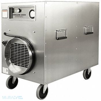 OMNITEC DESIGN INC. Industrial Air Scrub 1900cfm 1 1/4hp SLV, 2NJ23