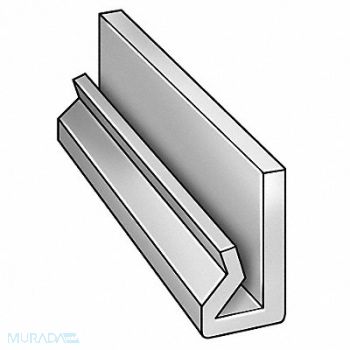 GRAINGER APPROVED J Leg 1/4 T 1 W 10 ftL UHMWPE White, 2NJE1