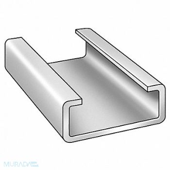 GRAINGER APPROVED C Channel 1 1/2 Leg 2 x10 ft UHMWPE, 2NJE7