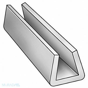 GRAINGER APPROVED SnapOn Conveyor Guide Rail 1/3x1/2 10ft, 2NJF2