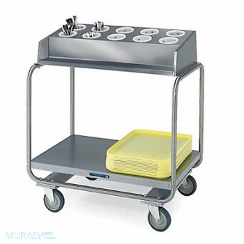 LAKESIDE Tray Cart Stainless 37x22x40, 2NJZ3