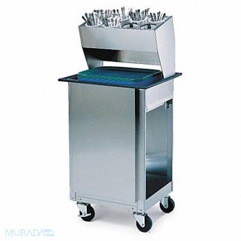 LAKESIDE Tray Cart Stainless 24x20x51, 2NJZ4