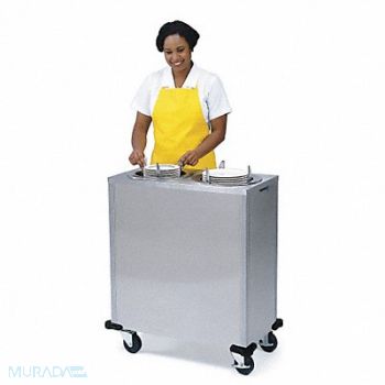 LAKESIDE Plate Dispenser Cart Adj SS 31x17x39, 2NKA7