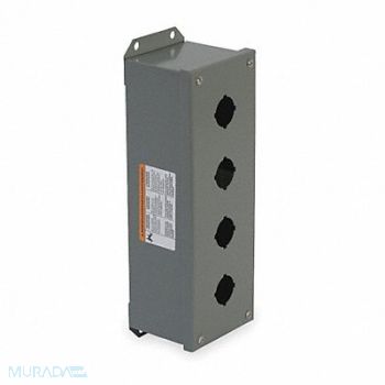 SCHNEIDER ELECTRIC Pushbutton Enclosure 12.74 in H 4 Holes, 2NMC2