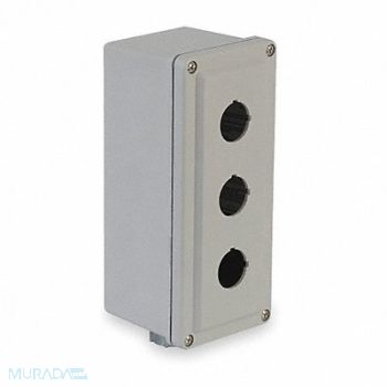 SCHNEIDER ELECTRIC Pushbutton Enclosure 30mm 3 Hole Plastic, 2NMR4