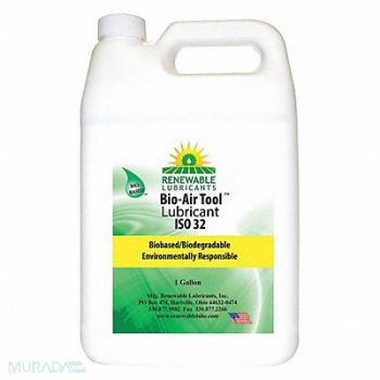RENEWABLE LUBRICANTS Air Tool Lubricant Synthetic Base 1 gal., 2NMW6