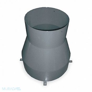 DAYTON Top Exhaust Duct Adapter 21-15/32 In L, 2NRX9