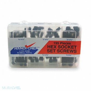 ITW BEE LEITZKE ScketSetScrwAssrt In BlackOxide 195pcs, 2NRZ5