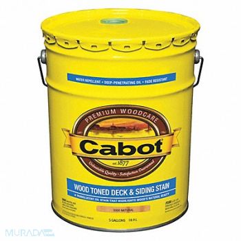 CABOT Translucent CoatingNatural Flat 5 gal., 2NTA8