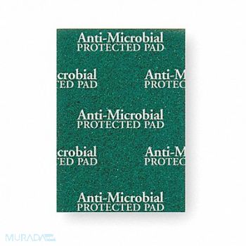 TOUGH GUY Scouring Pad 8 7/8 in L Green PK20, 2NTJ3