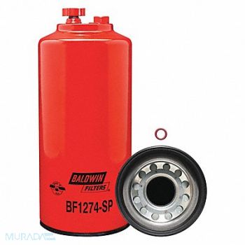 BALDWIN FILTERS Fuel Filter 11-5/8 x 4-21/32 x 11-5/8 In, 2TCN1