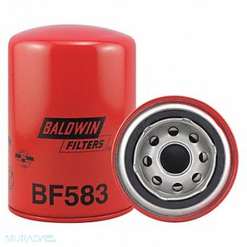 BALDWIN FILTERS Fuel Filter 5-3/8 x 3-11/16 x 5-3/8 In, 2NUU1