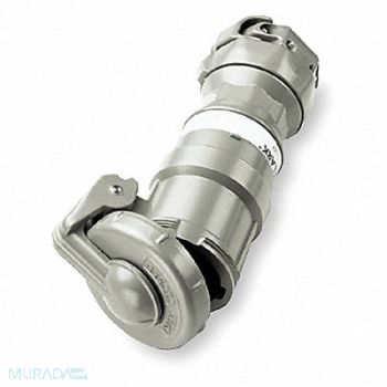 HUBBELL Pn Slv Connctr 100 A Style 1 Gray 4Pl, 2NVU3