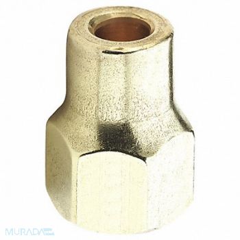 PARKER Long Nut 45 deg Brass Tube 5/8 in PK10, 2P150