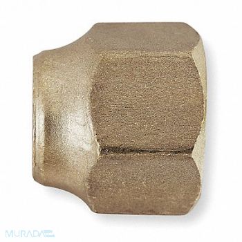 PARKER Short Nut 45deg Brass Tube 5/8 in PK10, 2P158