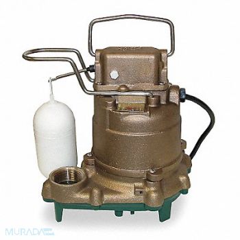 ZOELLER HP 3/10 Sump Pump Vertical Float, 2P548