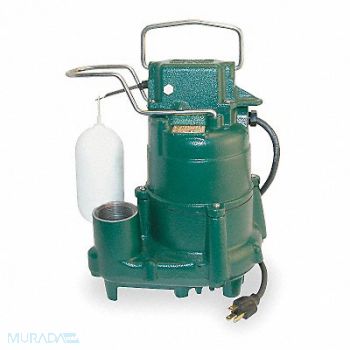 ZOELLER HP 1/2 Sump Pump Vertical Float, 2P550