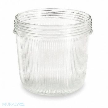 HUBBELL KILLARK GlassGlobe 6 3/8 L 7 1/2 W 6 3/8 H Clear, 2PDE5