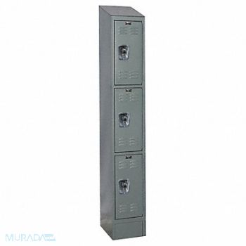 HALLOWELL D4824 Lckr 3x1Lckr Drk Gry 82 x12 x12 Assm, 2PFP4