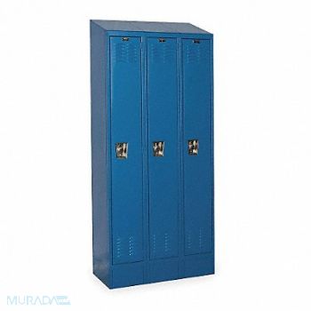 HALLOWELL D4814 Wrdrb Lockr Lvrd 3 Wd 1 Tier Marine Blue, 2PFT1