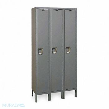 HALLOWELL K4093 Lckr 1x3Lckr Drk Gry 78 x54 x18 Assm, 2PGL2