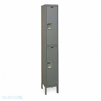 HALLOWELL K4102 Lckr 2x1Lckr Drk Gry 78 x12 x12 Assm, 2PGL5