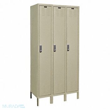 HALLOWELL Wrdrb Lckr 1x3Lckr Tan 78 x36 x12 Assm, 2PGU3