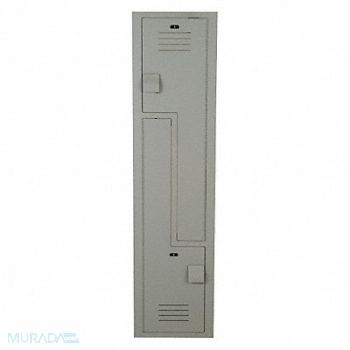 BRADLEY F8485 WrdrbZLckr 2x1Lckr Gray 72 x15 x18 Assm, 2PHC7