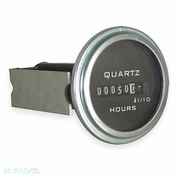 TRUMETER Hour Meter Electrical Round 10-80VDC, 2PPU6