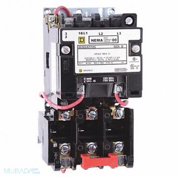 SQUARE D Magnetic Motor Starter NEMA 240V 2P 27A, 2PXA3