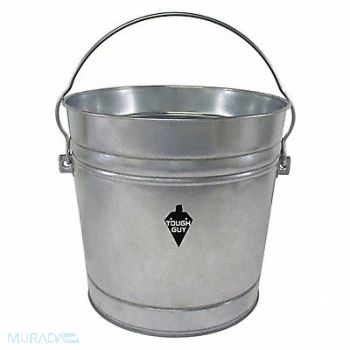 GRAINGER APPROVED Bucket 6 gal Silver, 2PYW4