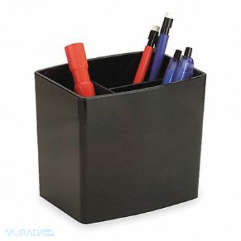 OFFICEMATE Pencil Cup Large Blk Plastic, 2RLK2