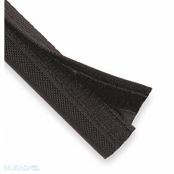 TECHFLEX Sleeving 3.000 in 10 ft Black, 2RMK1