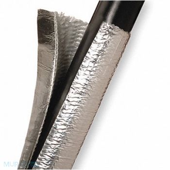 TECHFLEX Sleeving 2 In Wrap Aluminized 4 Ft, 2RMA3