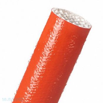 TECHFLEX Sleeving 2.500 in 25 ft L Red, 2RMP4